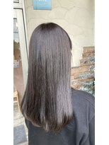 シー 岡崎(,SHE)&nbsp;斜めバング/グレージュカラー/シルキーベージュ/東岡崎