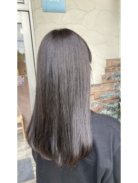 シー 岡崎(,SHE) 斜めバング/グレージュカラー/シルキーベージュ/東岡崎