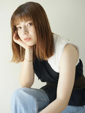 パール(PearL) 【PearL】抜け感ストレートロブ