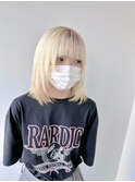 抜きっぱなしブロンド×レイヤーカット