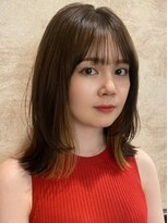 ロンド 銀座(Lond)&nbsp;【Noa】小顔オリーブグレー/ココアベージュ/ヘイリーボブ/前髪