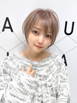 ハルキミナト ジャパン ヨコハマ(HARUKI MINATO japan YOKOHAMA) ミルクティーベージュショート20代30代40代50代