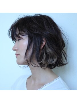 デンパツクラブ 美膳(DENPATSU CLUB) ボブ×インナーカラー