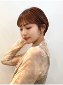 20代30代40代ミニボブショコラアッシュ透明感小顔ブリーチなし