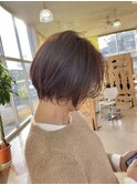 白髪ぼかし/ベージュ/ショート