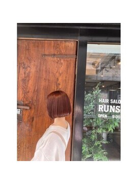 ランソ 成田店(RUNSO) ブリーチなし！秋おすすめパールブラウン♪