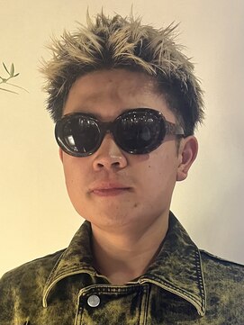 ヘアカロン 熊本本店(Hair CALON) メンズショートメンズメッシュブリーチスパイキーショート熊本