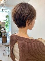 アイドットプラス 表参道(i.+omotesando) 小顔ふんわりショート簡単スタイリングブリーチなしカラーS48