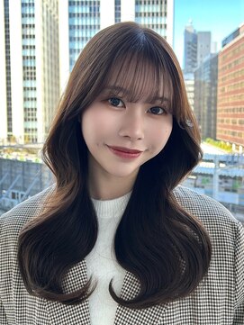 バイオレット 横浜店(Violet) 韓国ウェーブヘアくびれ巻きシースルーバングFU-17