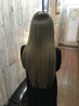 カット　+　縮毛矯正コーティングストレート　　￥19000　→