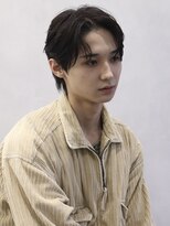 アース コアフュールボーテ 長野稲田店(EARTH coiffure beaute) センターパート_ウルフカット_メンズ