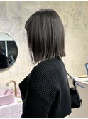 透明感グレージュ