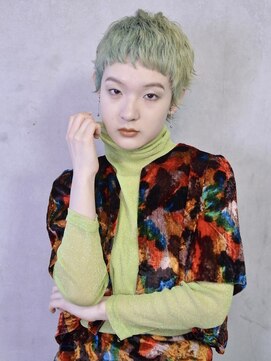 コイ(coii) 大人ハイトーンカラー/パステルミントグリーン/ショートヘア