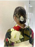 袴ヘアアレンジ