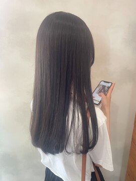 ビスクヘアデザイン(bisq hair design) 髪質改善カラー　艶カラー　ブラウンカラー　ミディアム