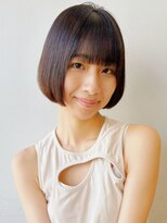 ガーデン 銀座(GARDEN)&nbsp;黒髪ボブ ボブ 前髪 小顔カット 黒髪 似合わせヘア 艶髪