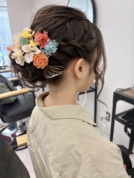 ゼスト 八王子店(ZEST) 成人式前撮りゆるふわシニヨン！美由紀#八王子