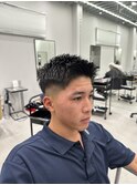 短髪/スパイキーショート/スキンフェード/[大分駅]