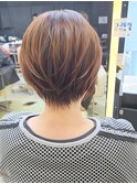 イメチェン丸みショートナチュラルボブ30代40代50代田嶋28