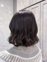 ボネッカ 鶴見(BONECCA)&nbsp;【成田悠里】長めボブ×イルミナ透明感カラー