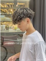 宮崎理容院 オークス店 &nbsp;メンズカットパーマハイライト