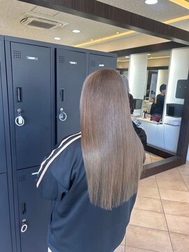 プロデュース 淵野辺店(Produce) ハイライトカラーミルクティーベージュケアブリーチダブルカラー