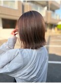 切りっぱなしボブ