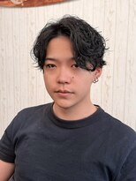 バズフロー バイ ディーアンドティー(BUZZ FLOW by D&T)&nbsp;シャドウパーマ/メンズ/メンズパーマ/メンズカット