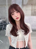 フィヴェント(Fivent) 黒髪ボブルフネビージュ小顔ワンレン顔まわり韓国レイヤーカット