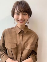 エル 横浜 ウエスト(eL 横浜 west) 美シルエット 朝楽 若見え 耳掛け 前髪あり丸みショート
