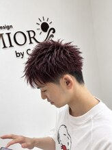 ミオール バイ ココ(MIOR by COCO) ワインレッド×スパイキーショート