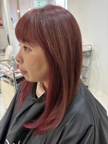 ルシエバイファブリック(Lucie by fabrique)&nbsp;艶レッドブラウン×深みボルドーのツートンカラー