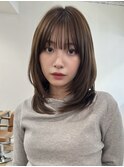 ワンカールで決まるレイヤーカット