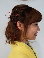 アットグレイス(@grace)&nbsp;ハーフアップスタイル/ヘアアレンジ/ グレージュ/金沢◎20代30代