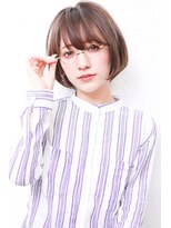 モニカ 西宮北口(Monica)&nbsp;アシメショートエアリーショートグレージュナチュラルボブ