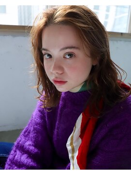 オーサム(AWESOME) 《AWESOME》オレンジベージュ ◎ボブ