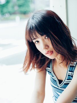 美容室チック 大島店(chic) 切りっぱなしグラデーションロブ【大島】