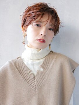 アルバム 渋谷パルコ(ALBUM) カジュアルショートスタイル_外ハネボブアッシュブラウン_6717