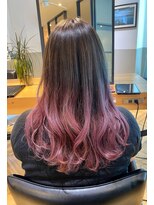 オーク 鷺沼(OAK)&nbsp;アッシュピンクグラデーション【OAK鷺沼/韓国/イルミナカラー】