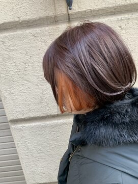 レッドライン(REDLINE) インナーカラー×オレンジ