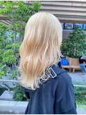抜きっぱなしブリーチ　クリーミーブロンド