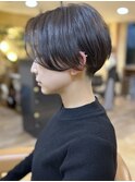 【morio池袋】綺麗でかっこいい黒髪ショート♪
