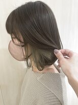 メロウヘア(Mellow hair)&nbsp;オリーブ/カーキインナーカラー