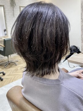 ジェービーヘア 稲毛(jb hair) 大人かわいいショコラベージュボブルフ【稲毛】