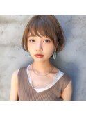 大人な前下がりショートボブ♪