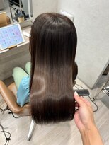 キュア 表参道(CURE)&nbsp;黒髪/グレージュカラー/ココアベージュ/ヘルシーロング[表参道]