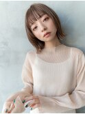 大人かわいい/顔まわりレイヤーボブウルフ/20代30代