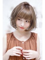 サロウィンフレンテ 新宿三丁目(SALOWIN Frente)&nbsp;外山【大人可愛い】好印象な小顔ひし形ショートボブ