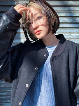 トッカ 浅草店(tocca) フェイスフレーミング/インナーカラー/イヤリングカラー/ボブ