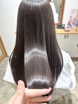 リジェール 鶴舞店 髪質改善カラー+パウダートリートメント1回目のお客様